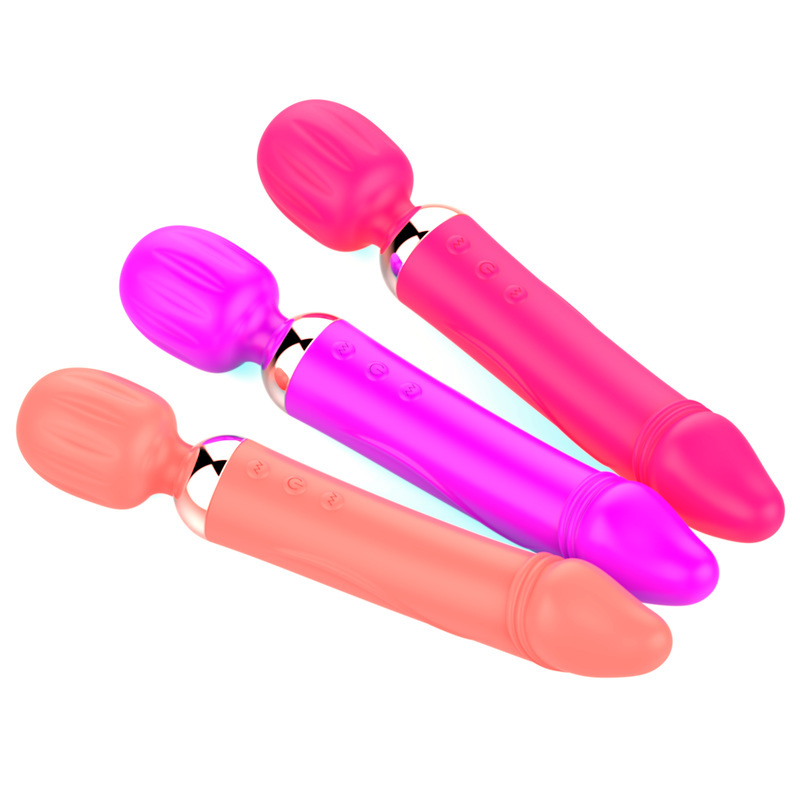 (image for) Wand Massager With Dildo Head