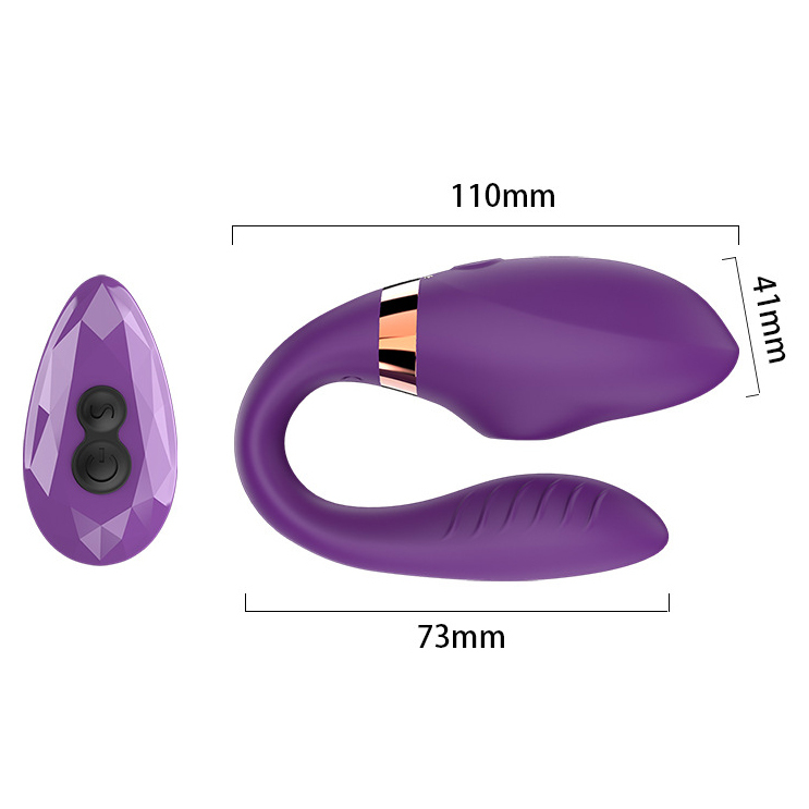 (image for) Clit Suction Couple Vibrator