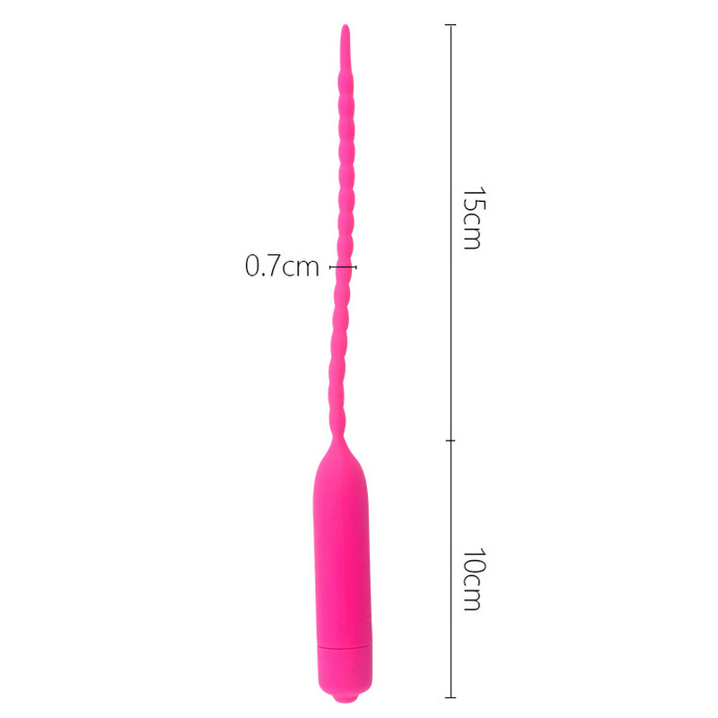(image for) Thread Insert 5.9 inch Urethral Vibrator