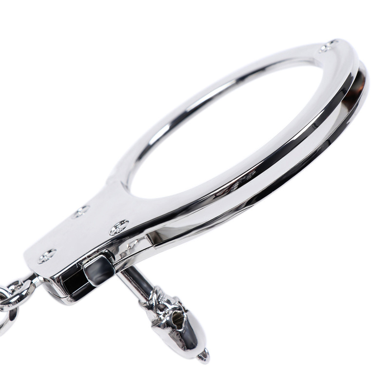 (image for) Skull Key Steel Cuffs