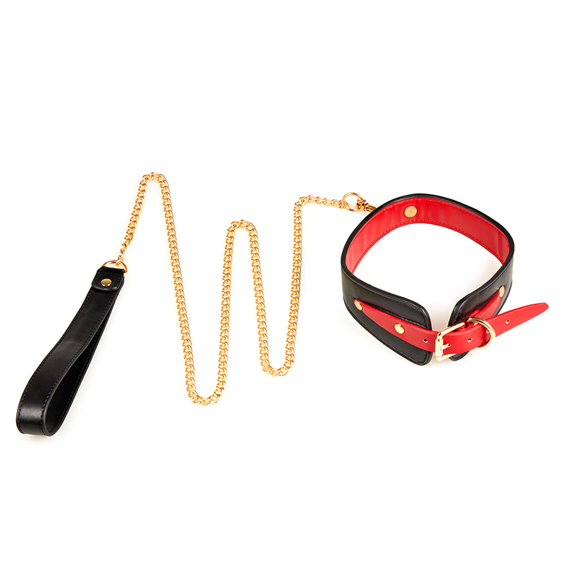 (image for) Black & Red PU Bondage Kit