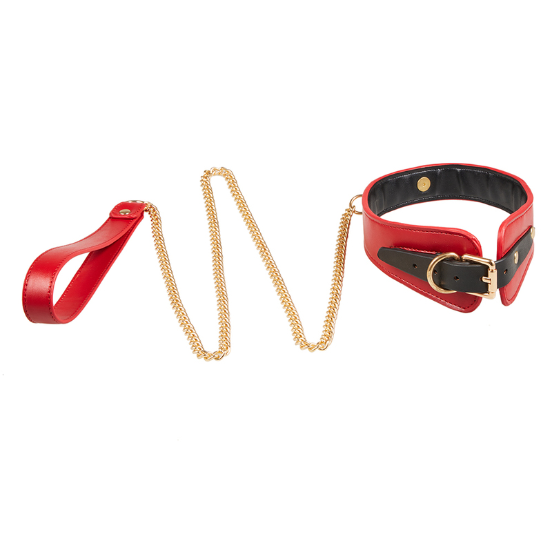 (image for) Black & Red PU Bondage Kit