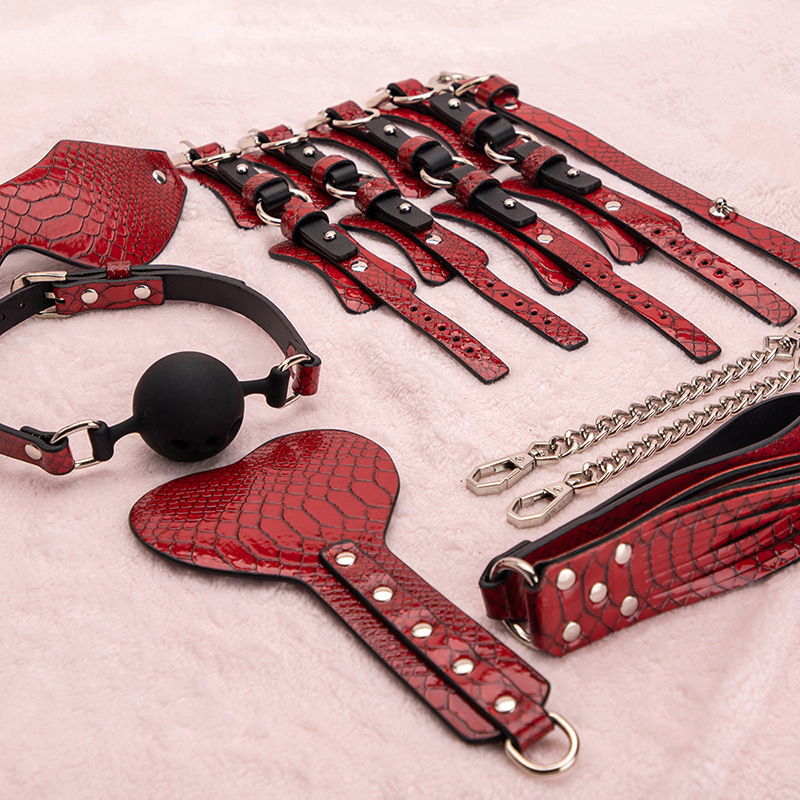 (image for) Crocodile Pattern Bondage 7 Pcs Pack