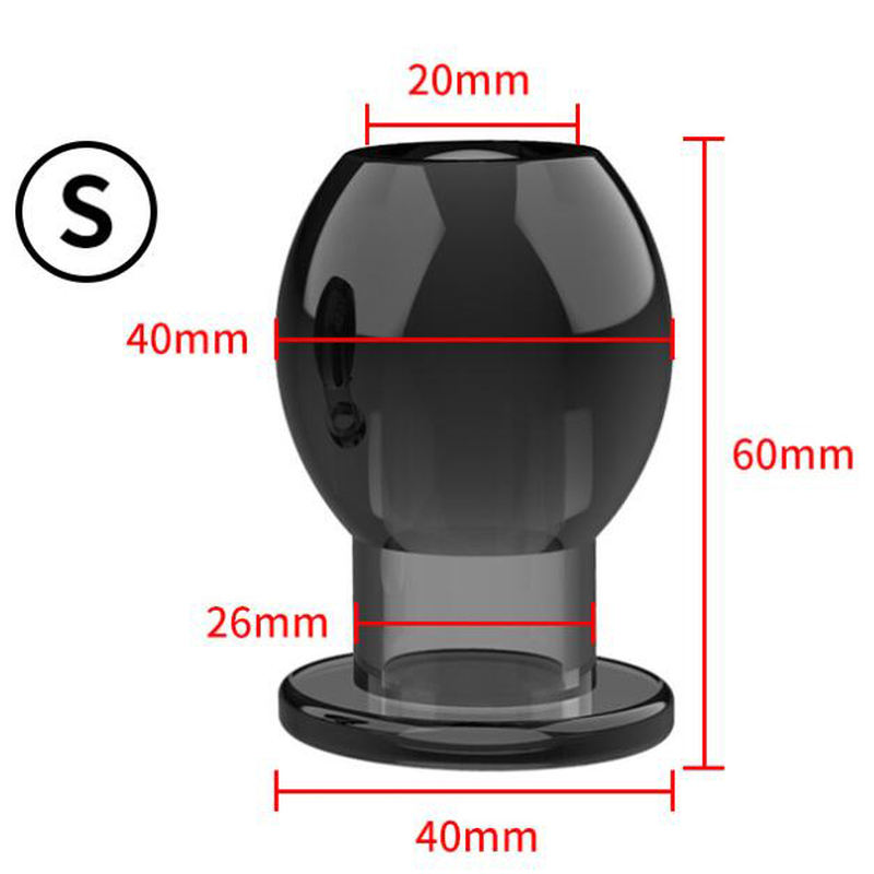 (image for) Hollow Butt Plug With Stopper