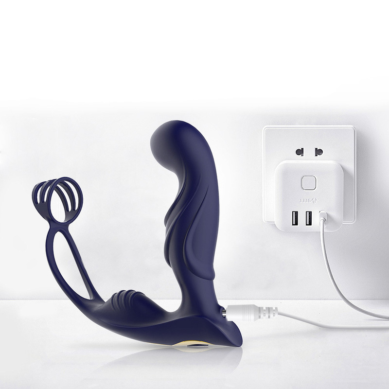 (image for) Blue Knight Prostate With Cock Ring