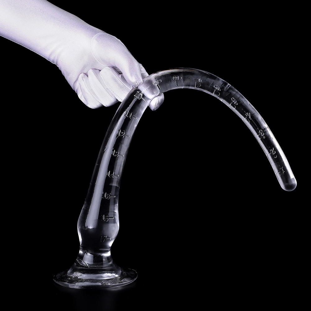 (image for) Jelly Clear Color Long Butt Plug