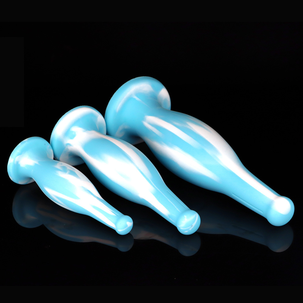 (image for) Bottle Soft Silicone Butt Plug - Colorful