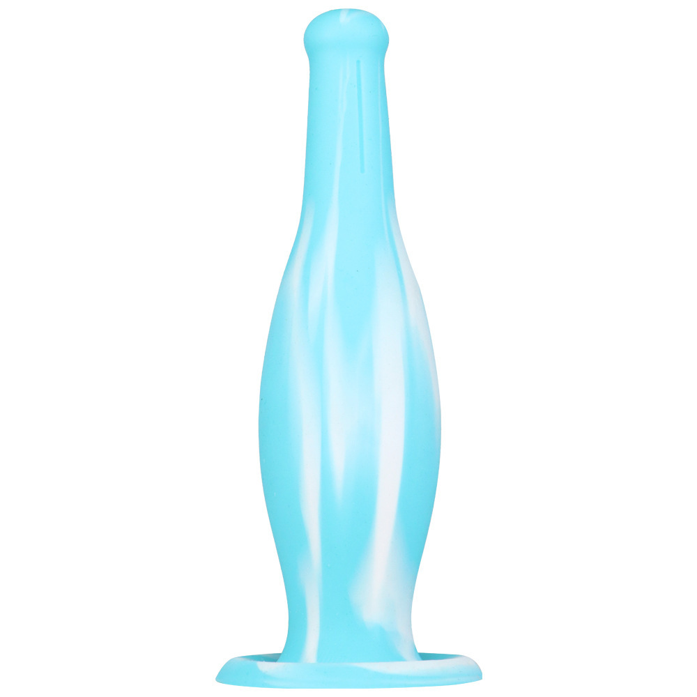 (image for) Bottle Soft Silicone Butt Plug - Colorful