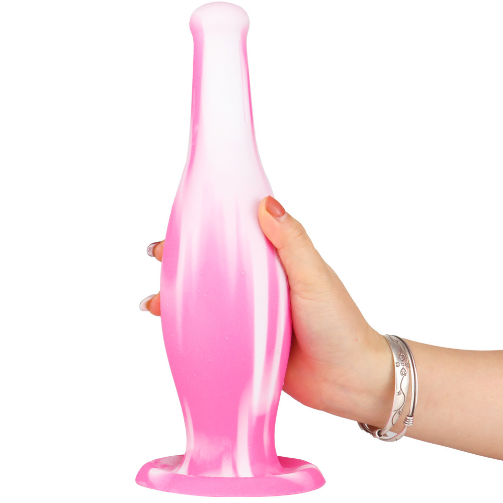 (image for) Bottle Soft Silicone Butt Plug - Colorful