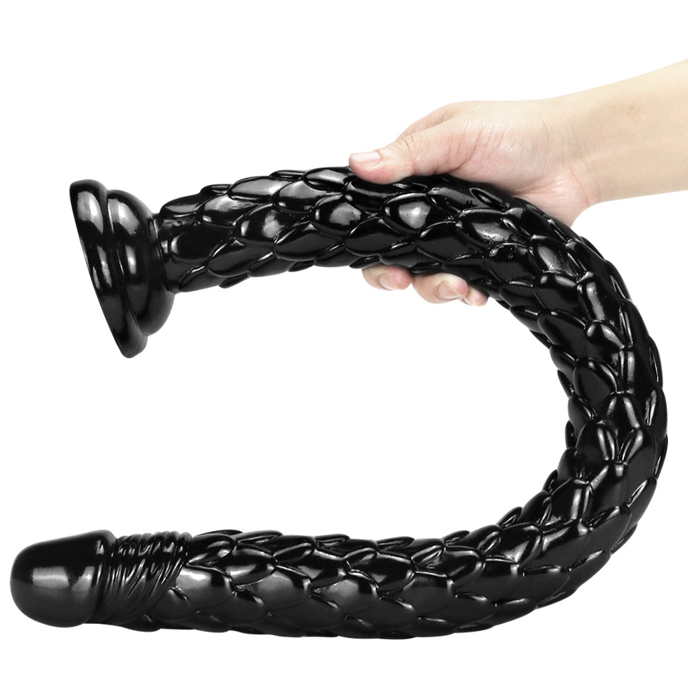 (image for) Scale Pattern 62 cm/24.4 inch PVC Dildo