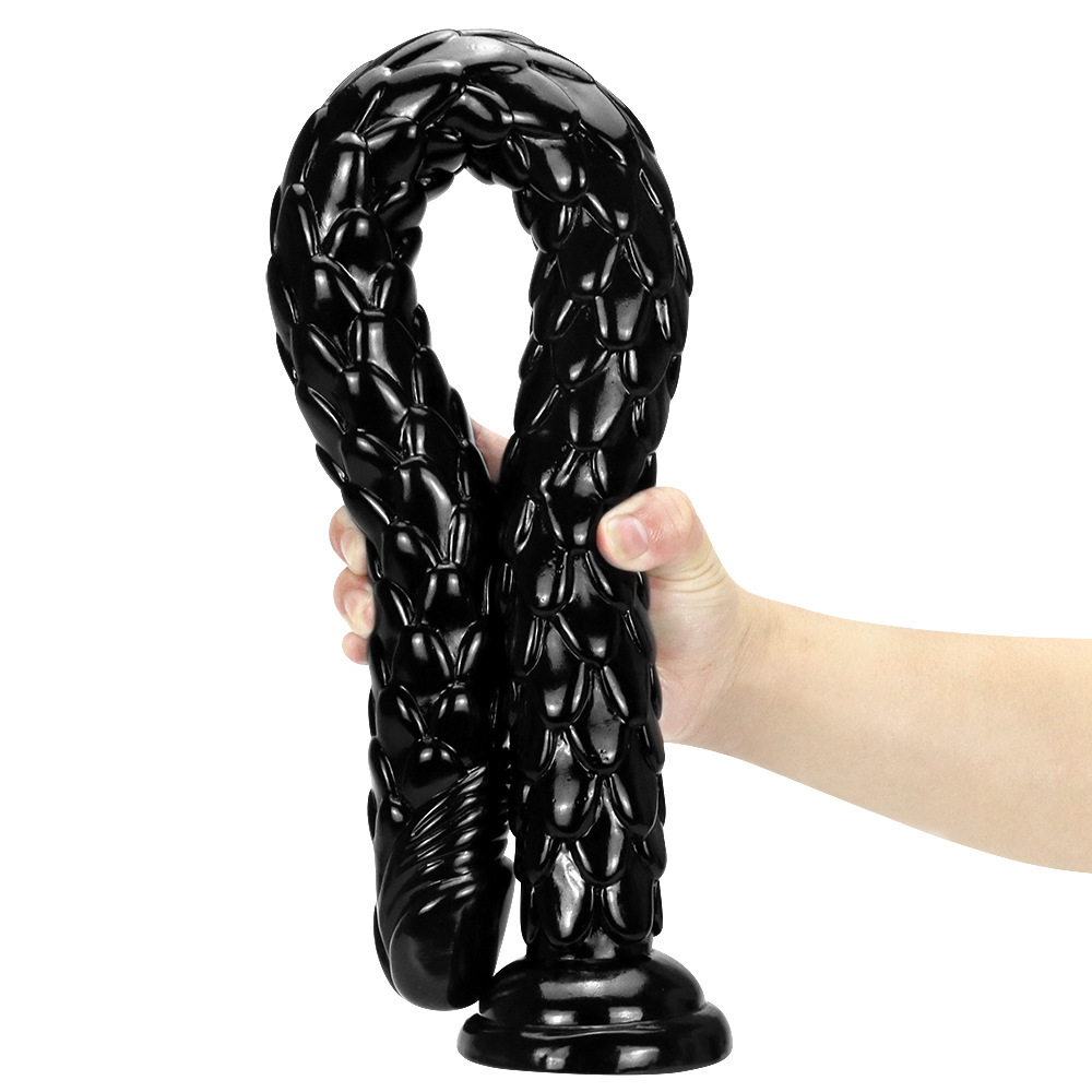(image for) Scale Pattern 62 cm/24.4 inch PVC Dildo