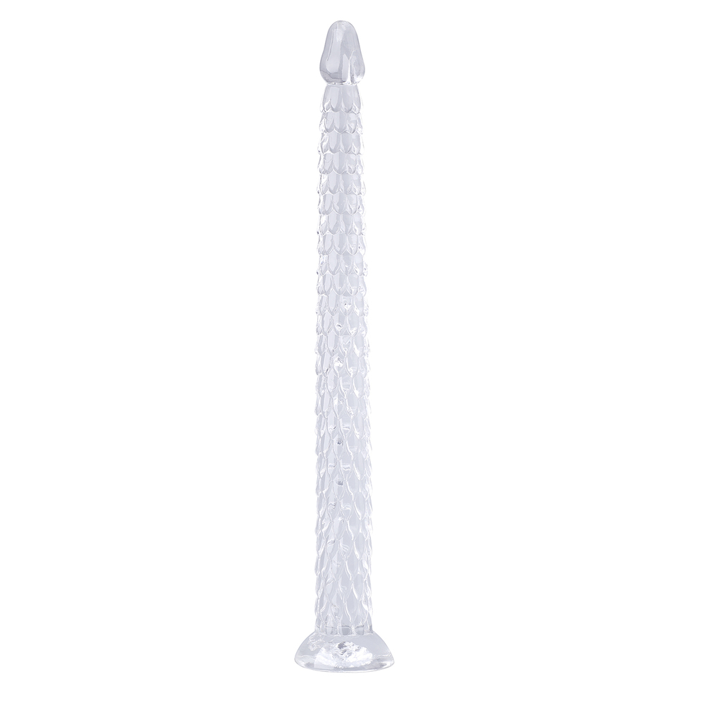 (image for) Jelly Clear Color Long Anal Dildo