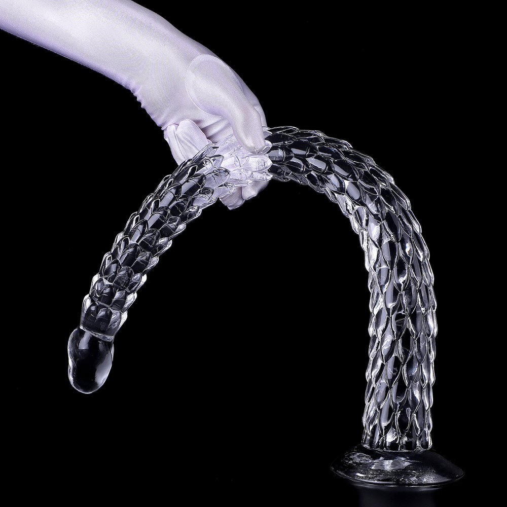 (image for) Jelly Clear Color Long Anal Dildo