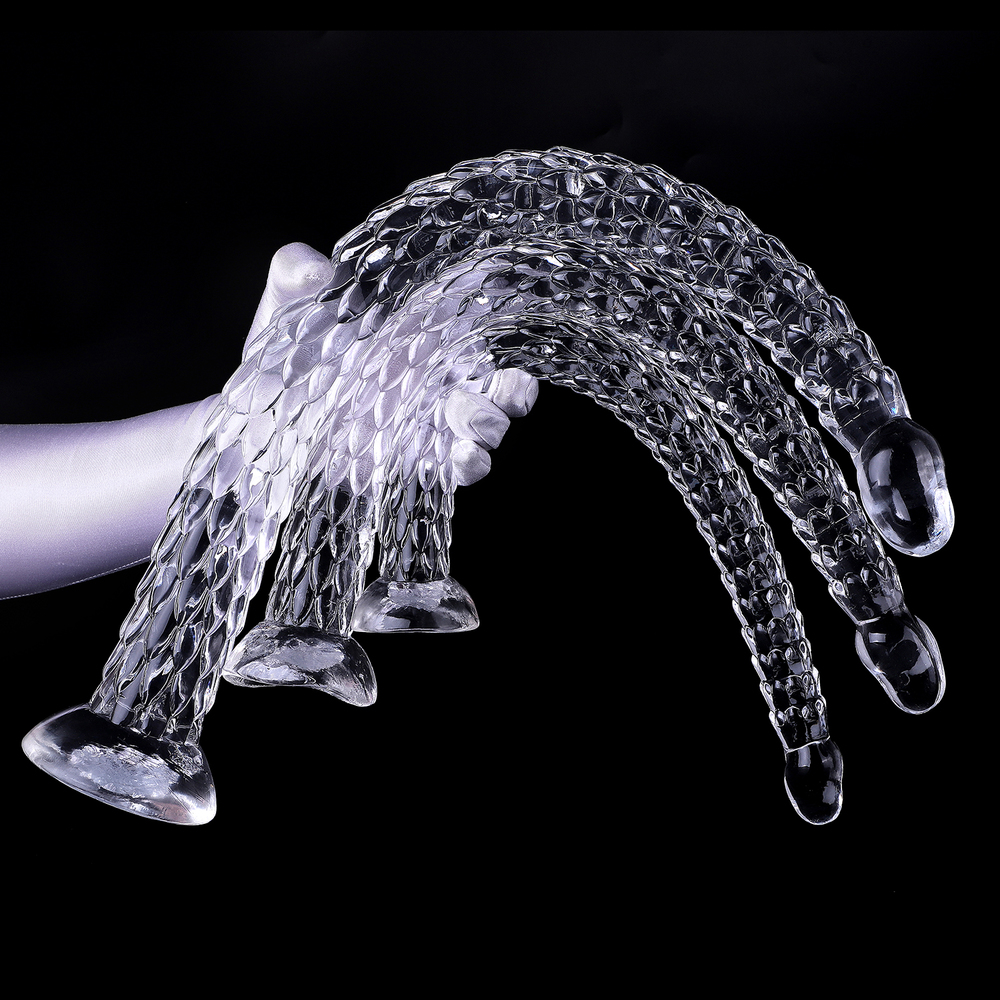 (image for) Jelly Clear Color Long Anal Dildo