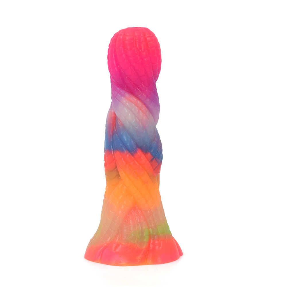 (image for) Luminous Silicone Butt Plug - Snake