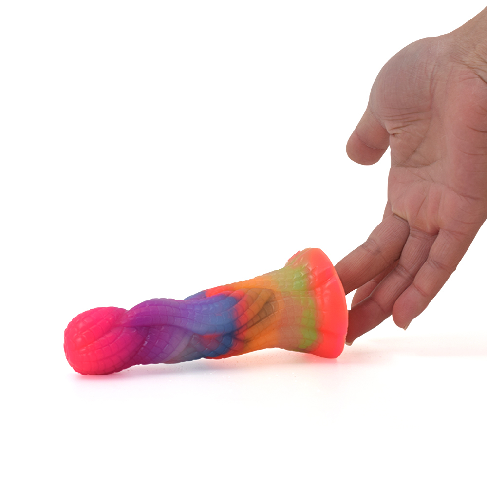 (image for) Luminous Silicone Butt Plug - Snake