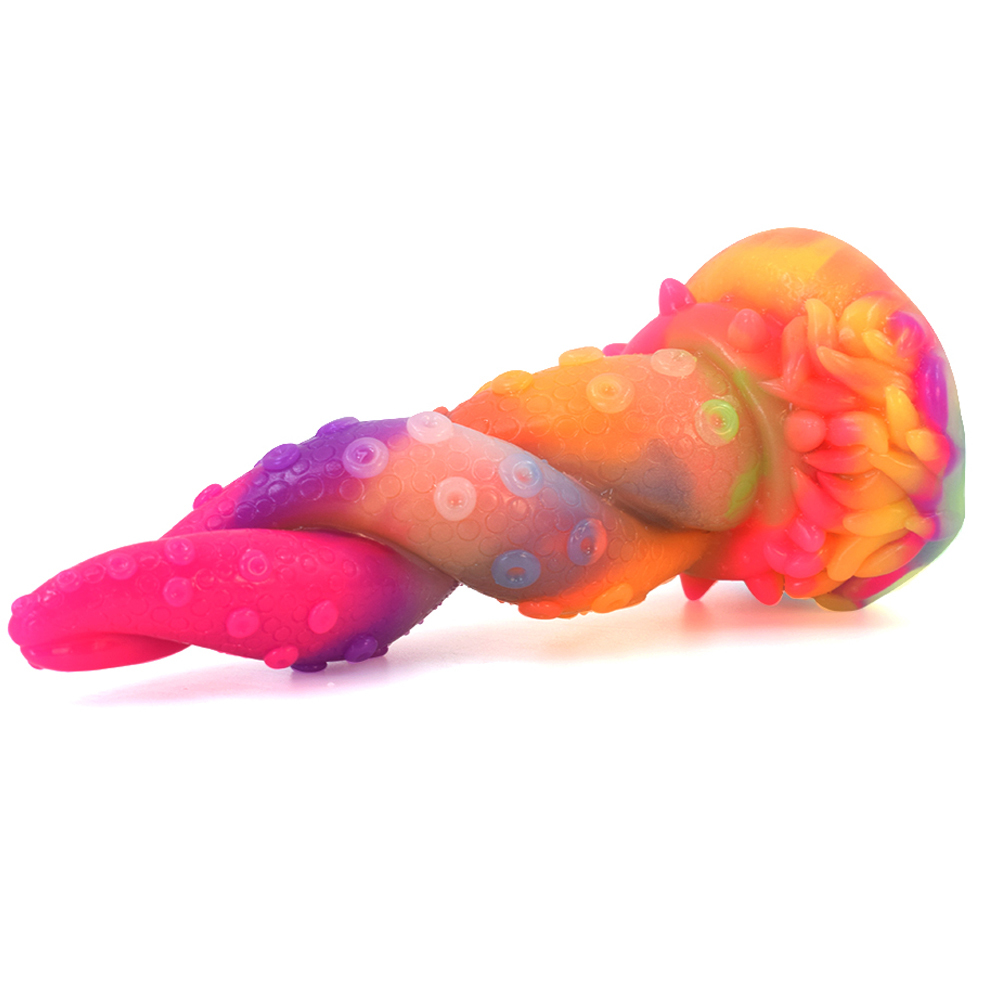 (image for) Luminous Silicone Butt Plug -Tentacle