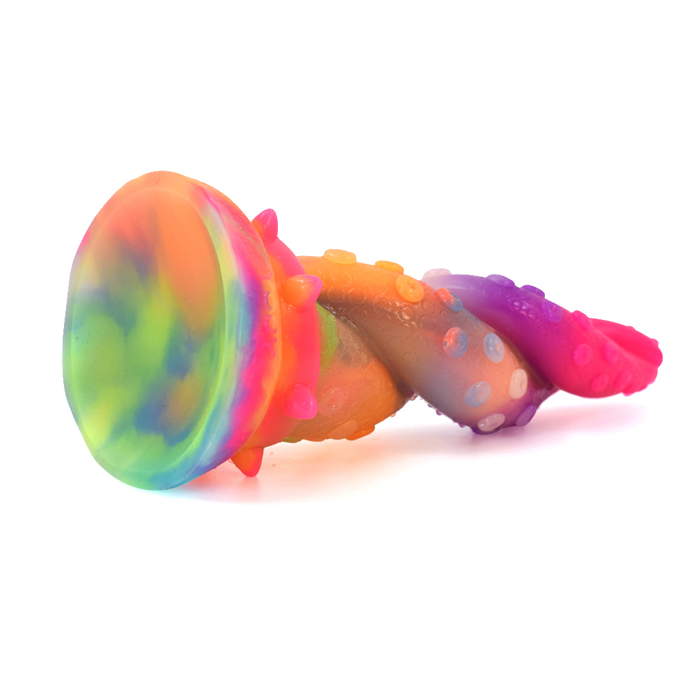 (image for) Luminous Silicone Butt Plug -Tentacle