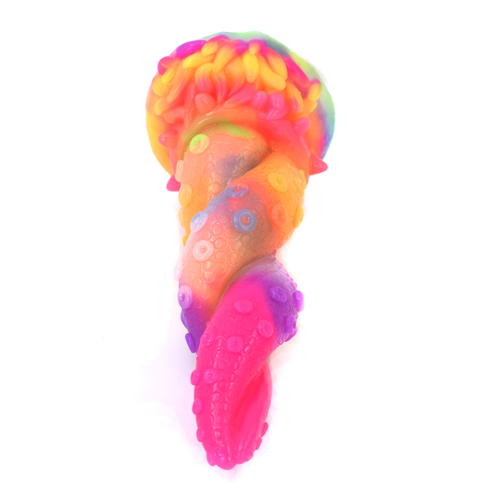 (image for) Luminous Silicone Butt Plug -Tentacle