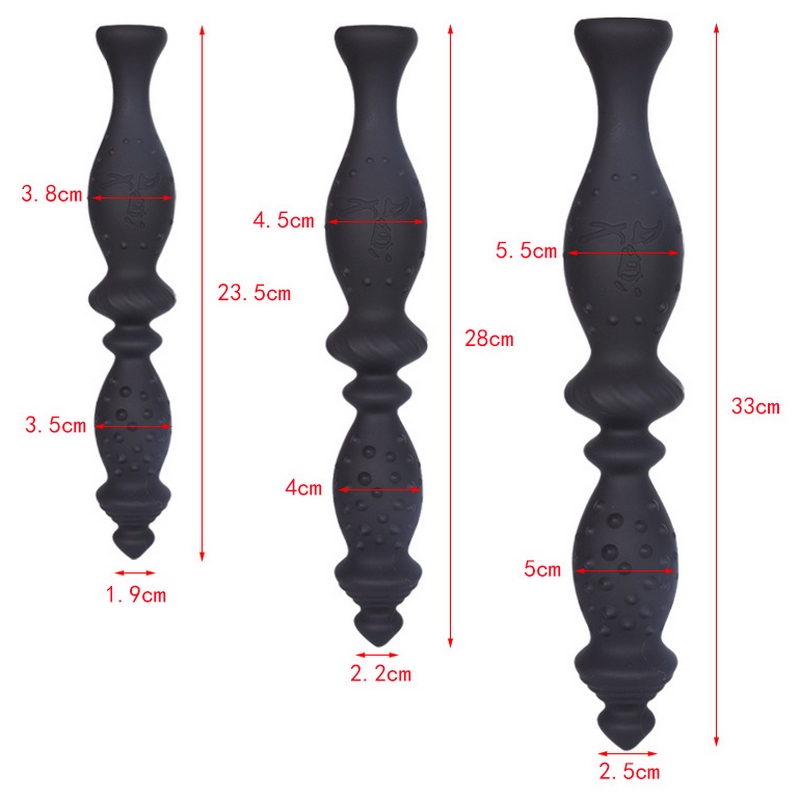 (image for) Soft Silicone Large Anal Beads