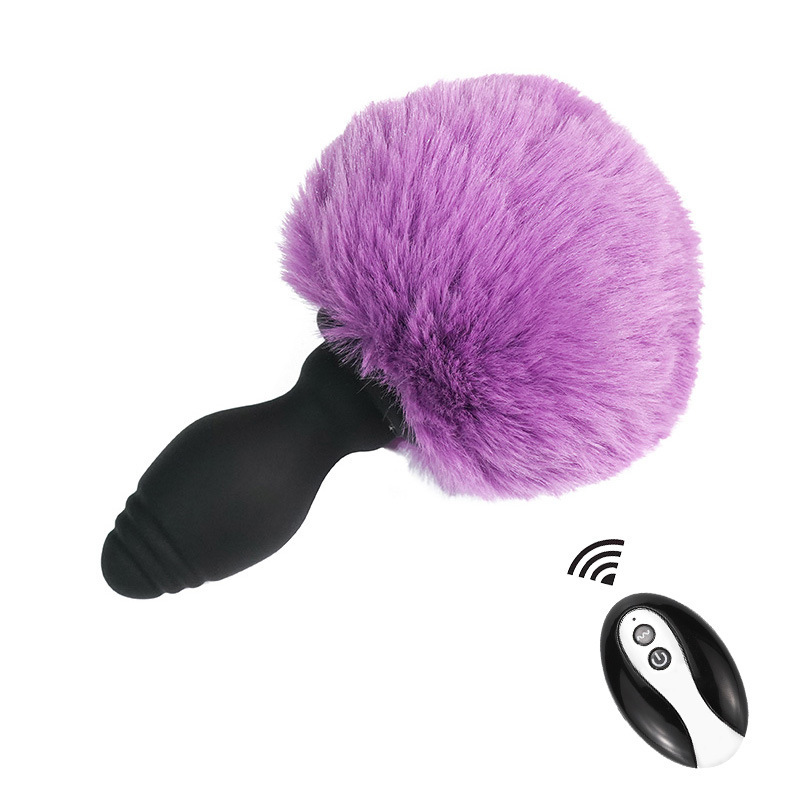 (image for) Rabbit Tail Vibration Butt Plug