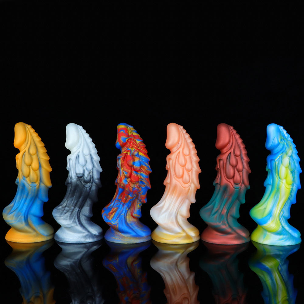 (image for) Unicorn Lifelike Silicone Dildo - Colorful