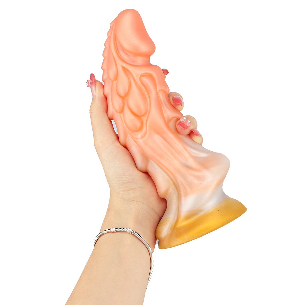 (image for) Unicorn Lifelike Silicone Dildo - Colorful