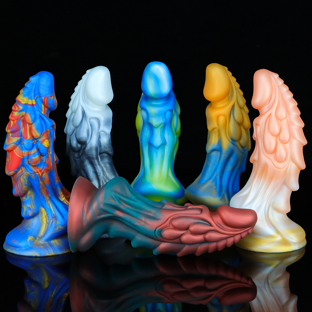(image for) Unicorn Lifelike Silicone Dildo - Colorful