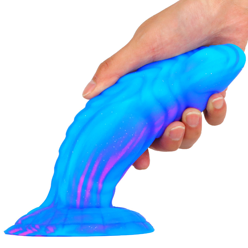 (image for) Little Monster Silicone Dildo - Blue
