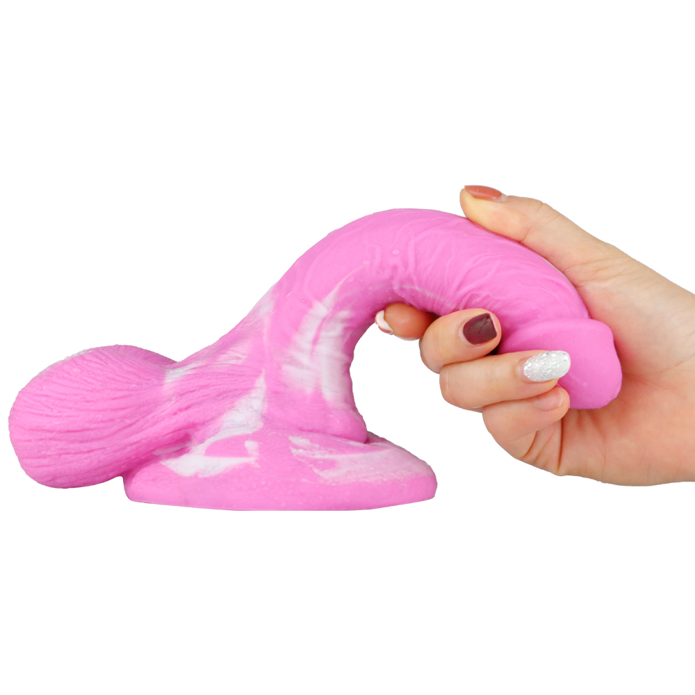 (image for) Super Soft Real Feeling Colorful Dildo