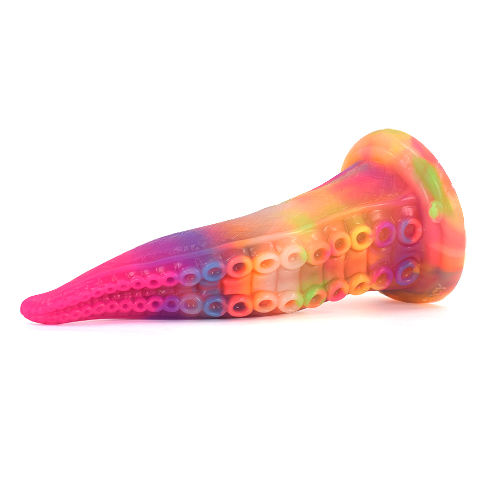 (image for) Luminous Silicone Dildo -Octopus