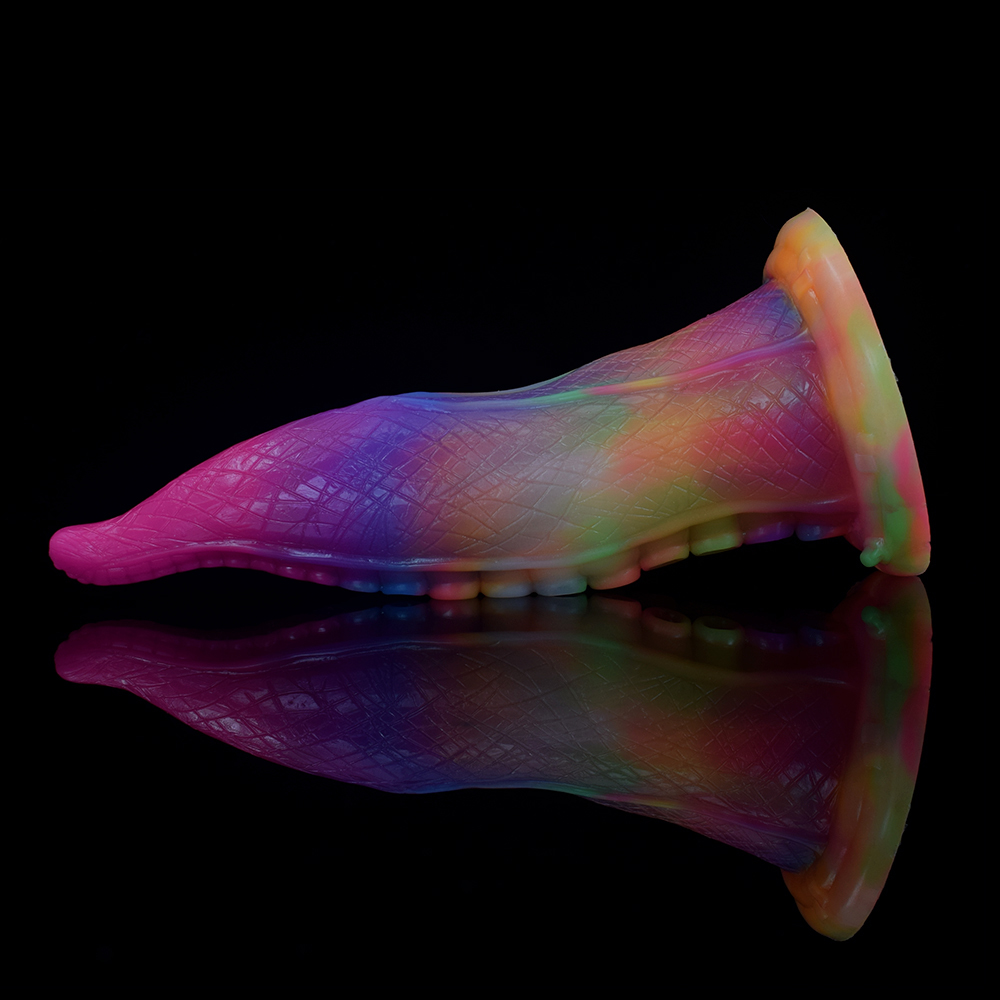 (image for) Luminous Silicone Dildo -Octopus