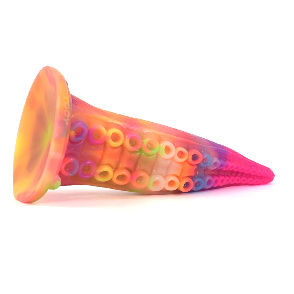 (image for) Luminous Silicone Dildo -Octopus