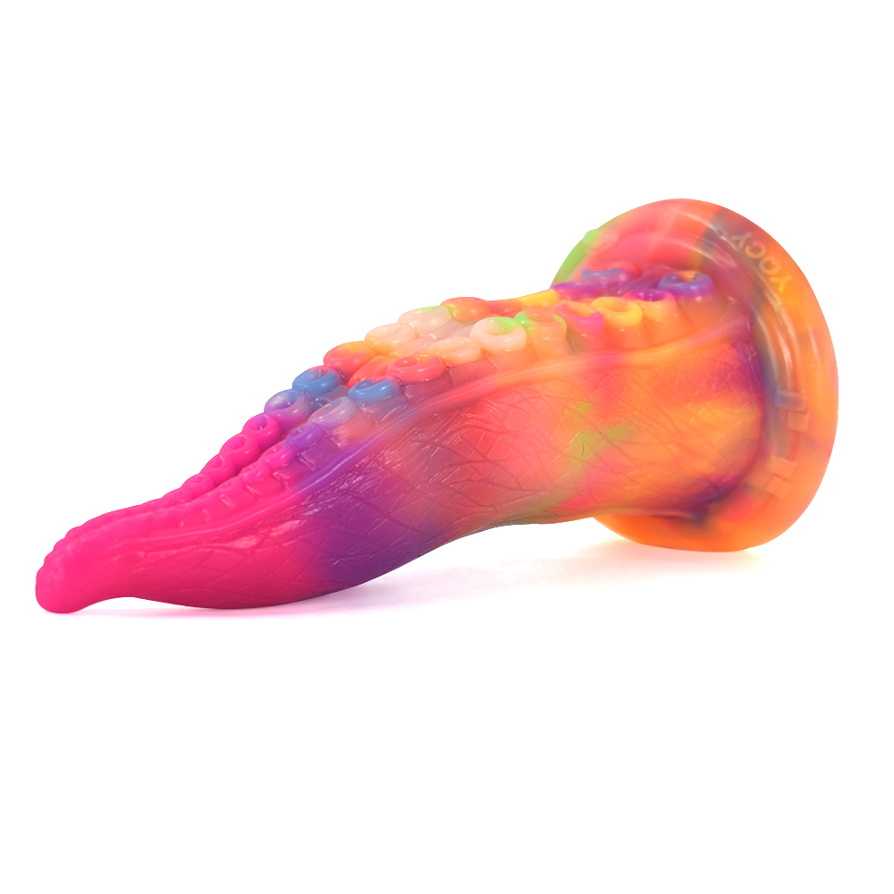 (image for) Luminous Silicone Dildo -Octopus