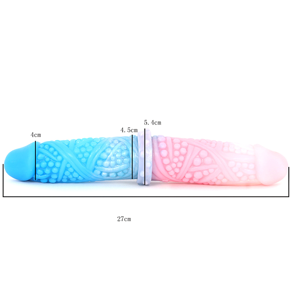 (image for) Double Color Dual Ended Dildo - 04