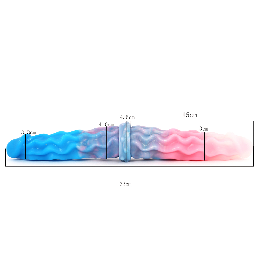 (image for) Double Color Dual Ended Dildo - 05