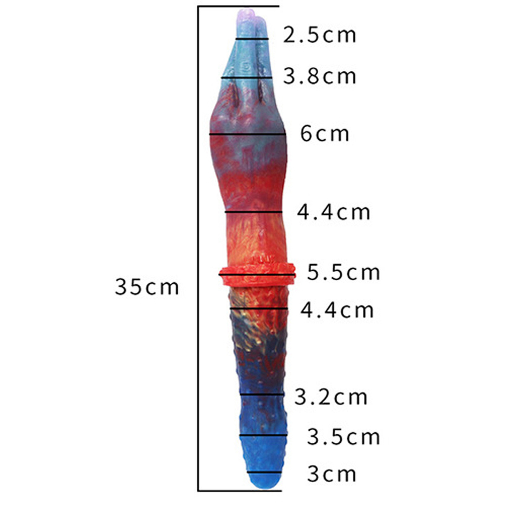 (image for) Hellfire Double Penetrator Dildo - 08