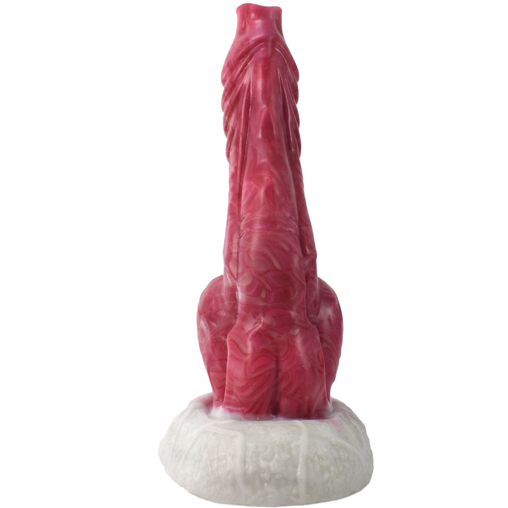 (image for) White Base Hellfire Silica Gel Dildo - 07