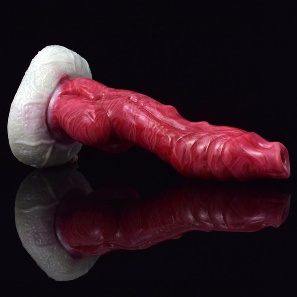 (image for) White Base Hellfire Silica Gel Dildo - 07