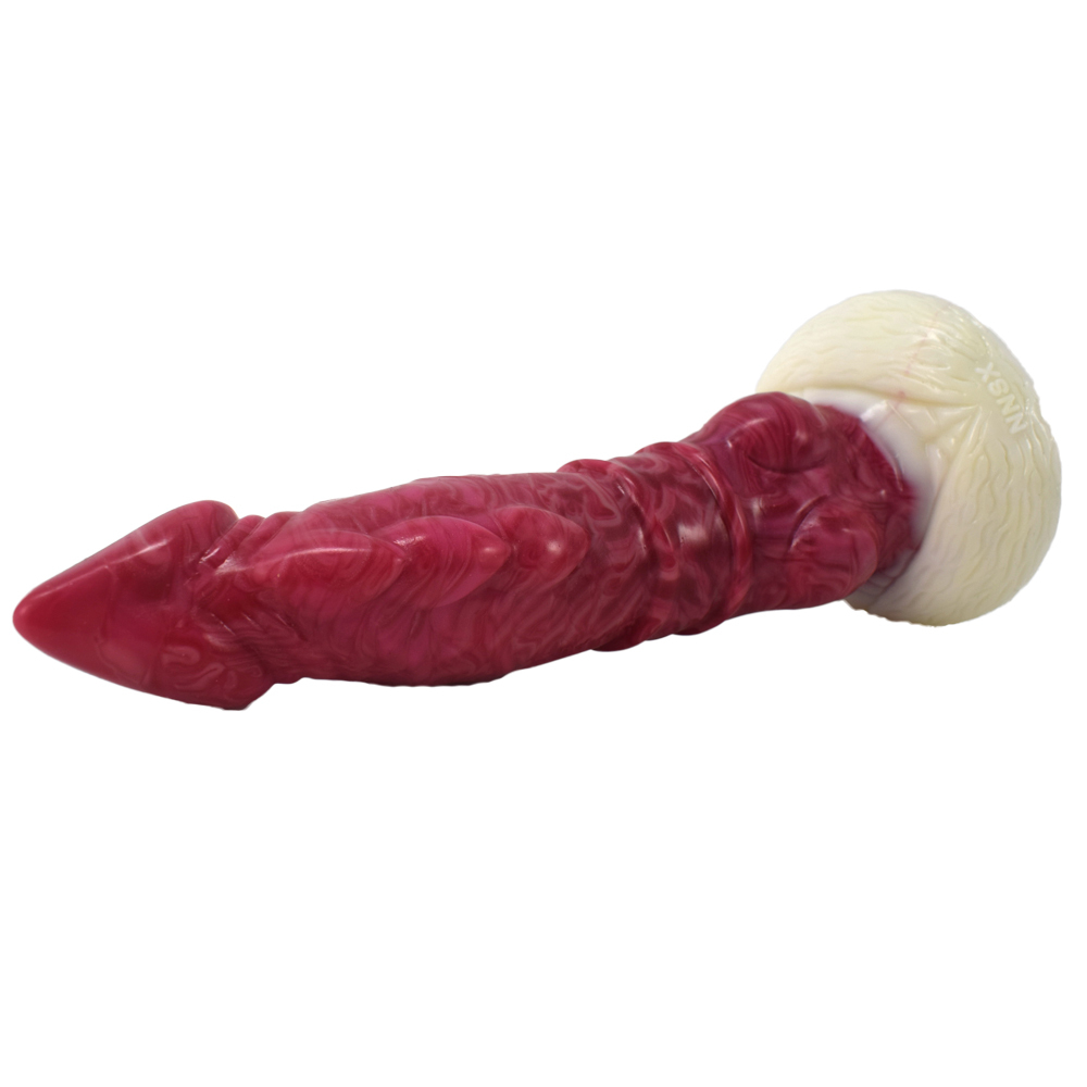 (image for) White Base Hellfire Silica Gel Dildo - 11
