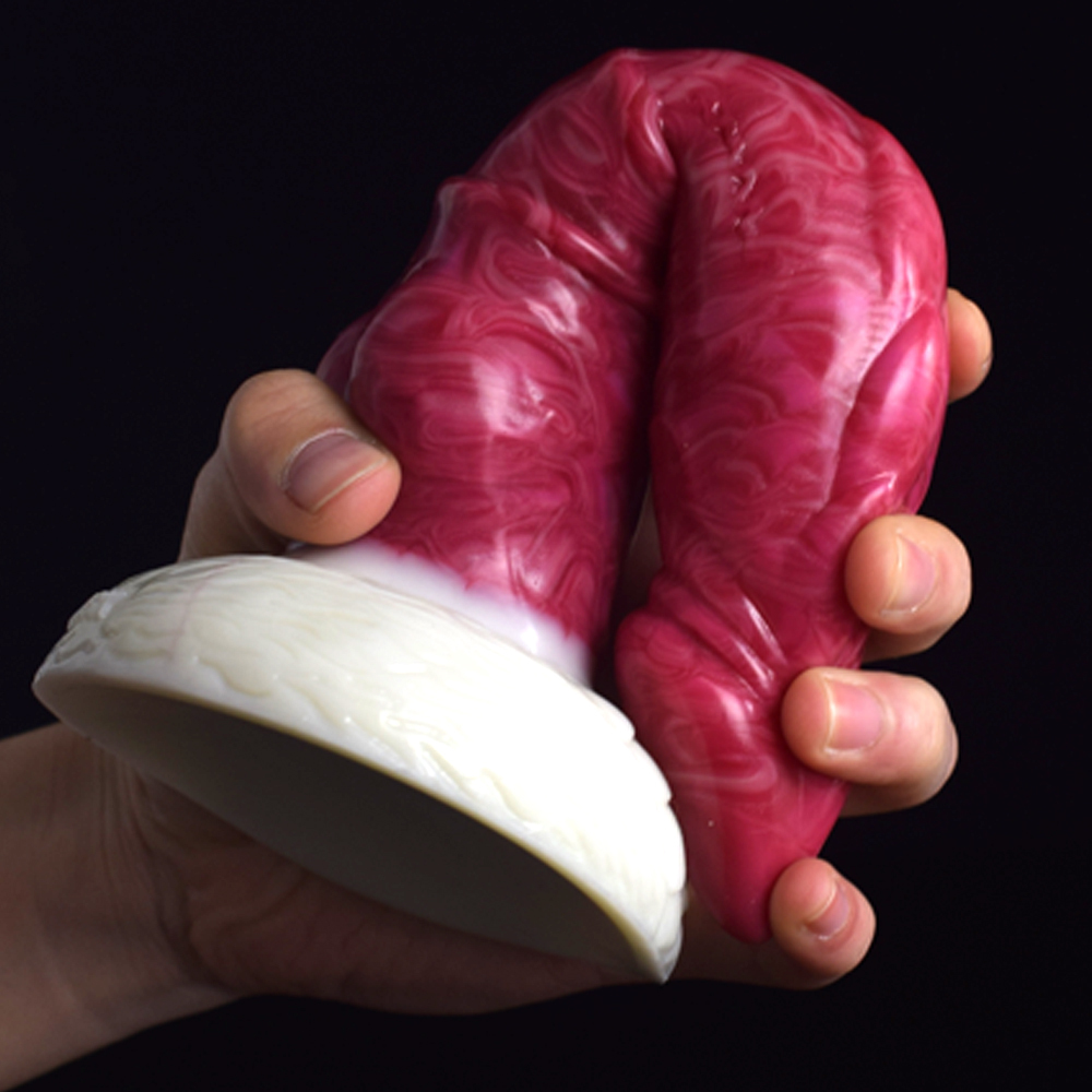 (image for) White Base Hellfire Silica Gel Dildo - 11