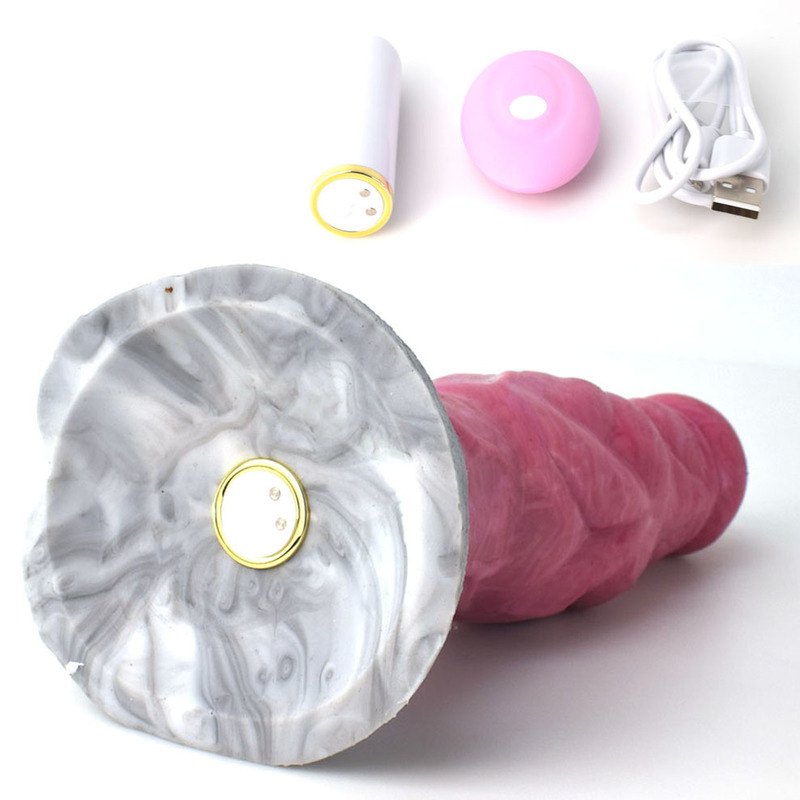 (image for) Vibration Animal Kont Silicone Dildo - 03