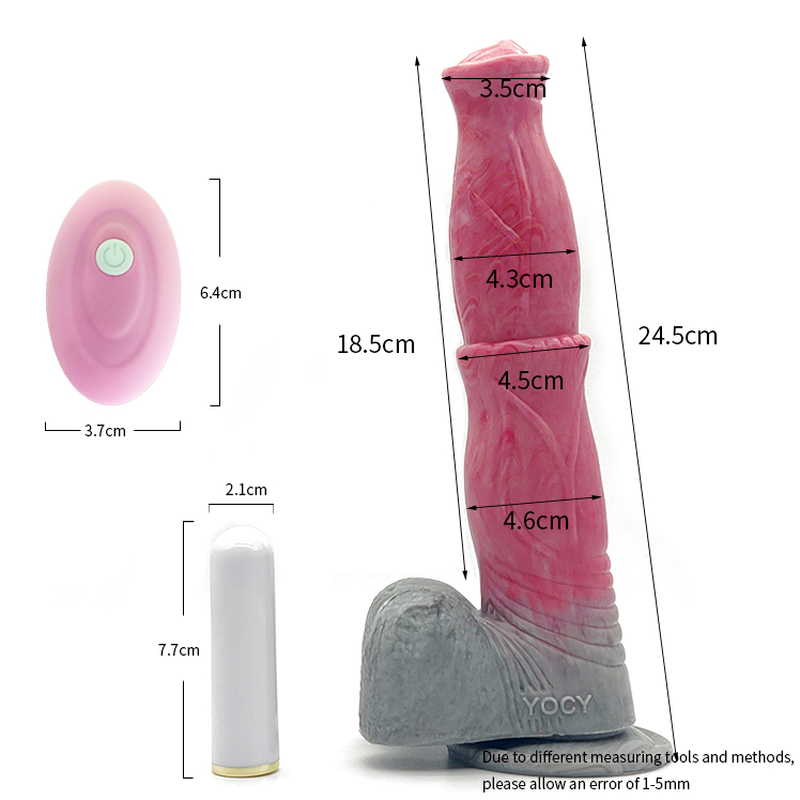 (image for) Vibration Animal Kont Silicone Dildo - 05