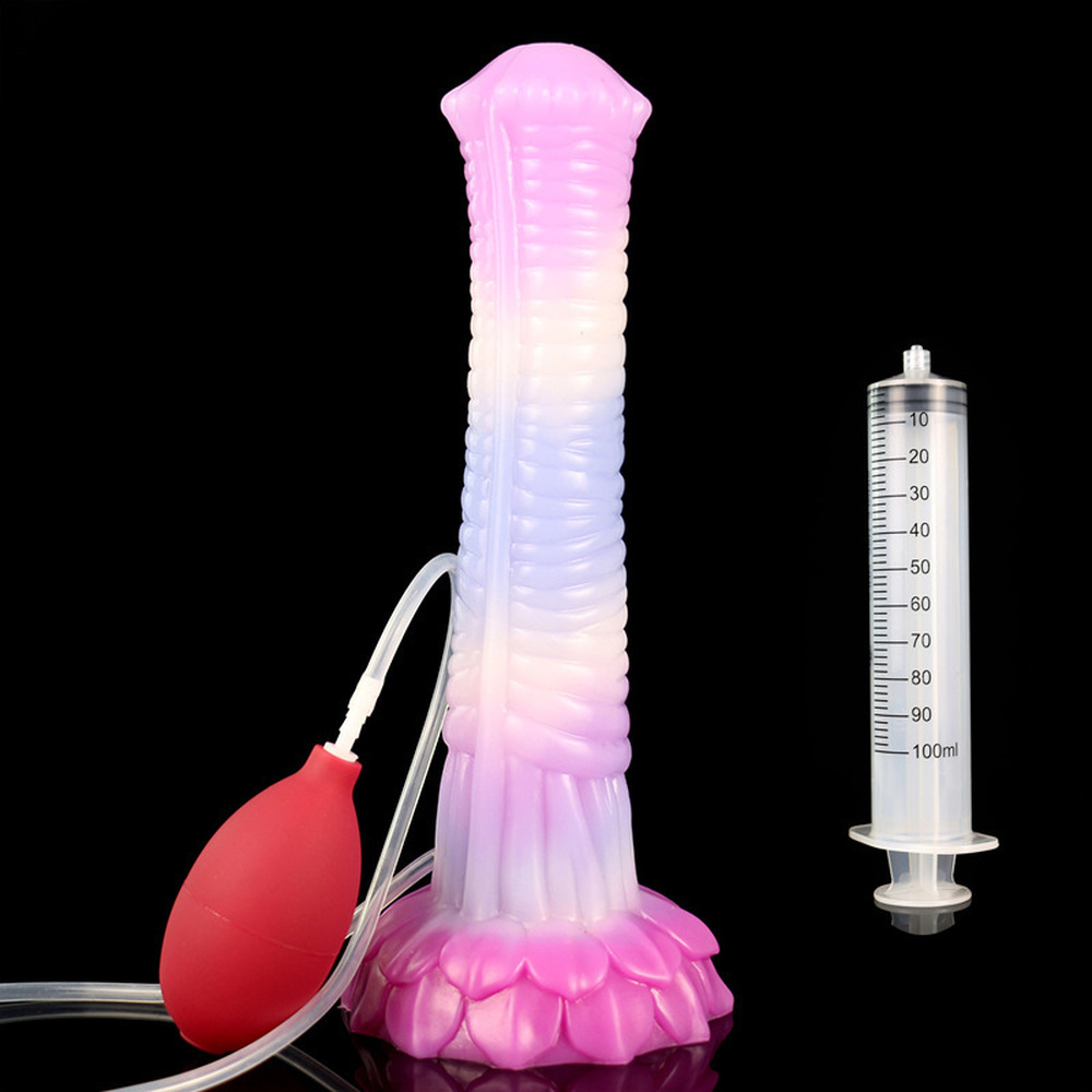 Squirting Silicone Dildo - 12