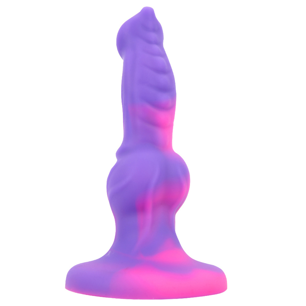 Mixed Color Liquid Silicone Dildo - C