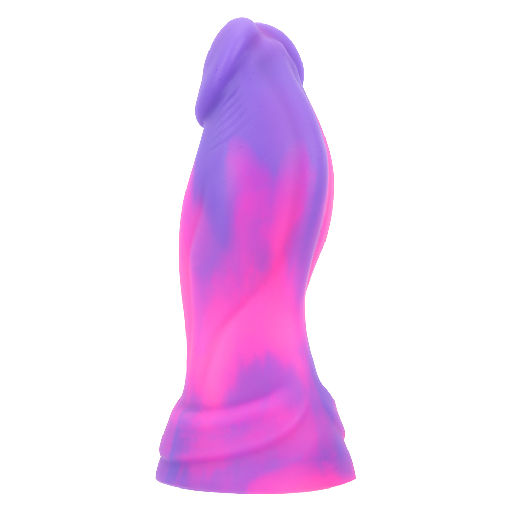 Mixed Color Liquid Silicone Dildo - D