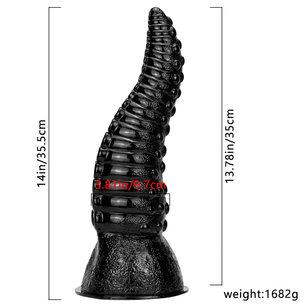 (image for) Black Warrior PVC Huge Cock - 14 inch