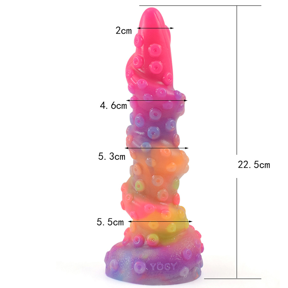 (image for) Luminous Silicone Dildo - 10