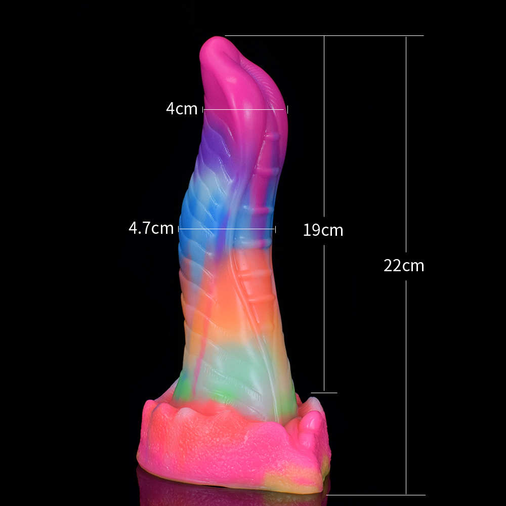 (image for) Luminous Silicone Dildo - 18