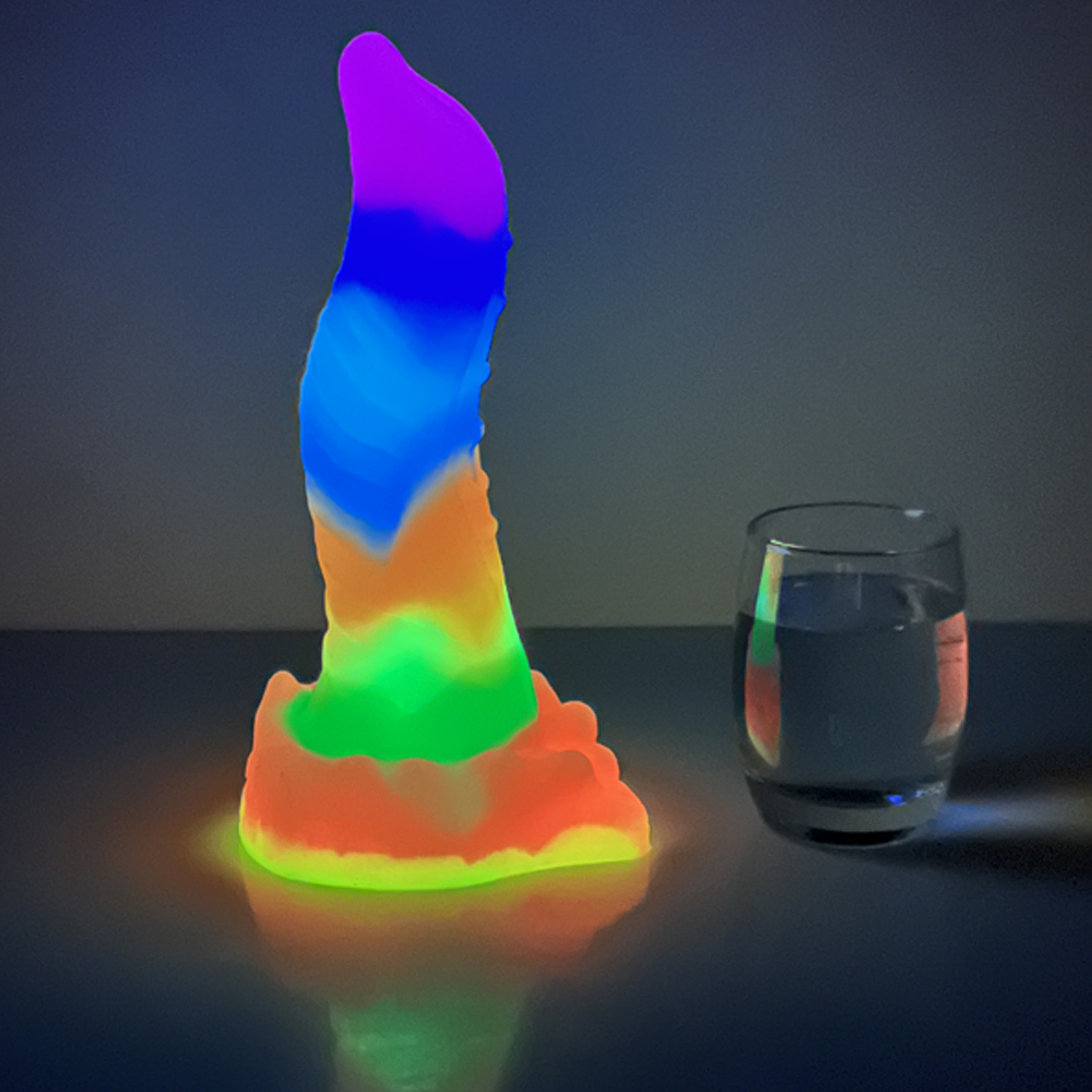 (image for) Luminous Silicone Dildo - 18
